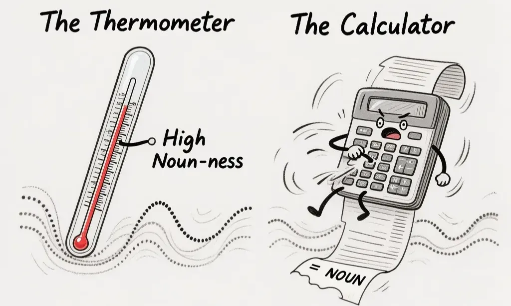 The central debate in probing: Is our probe a simple 'thermometer,' passively reading information that's already there? Or is it a powerful 'calculator,' learning the task from scratch and creating the knowledge itself? This single question changed the field